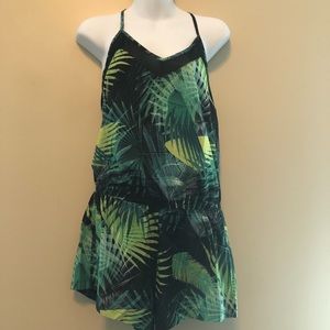 Fabletics Dash Romper palm fronds
